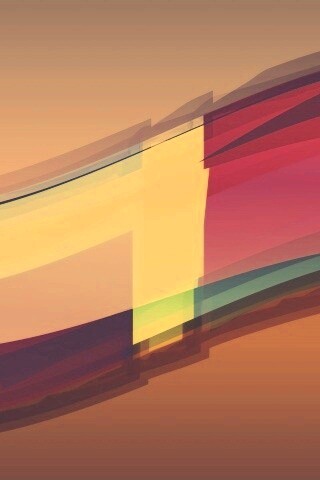 Волна из прозрасных цветных пластин обои