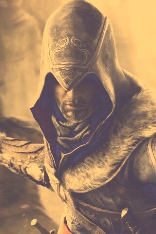 Ассасин перед атакой обои