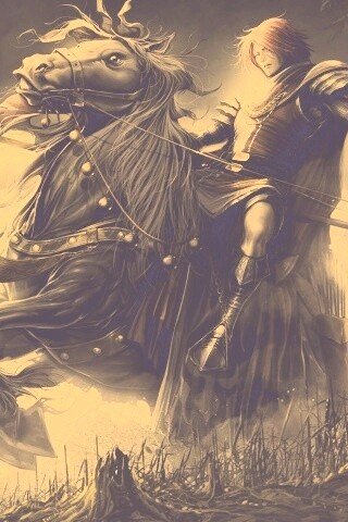 Рыцарь с копьем обои