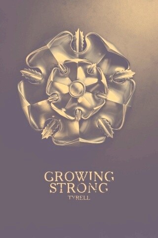 Металлический герб Тиреллов обои