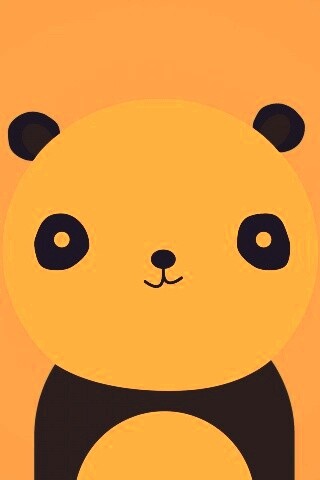 Минималистичная панда обои