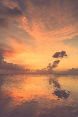 Закатное небо обои