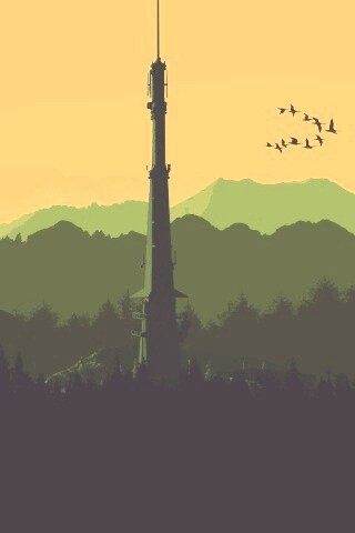 Зеленые горы обои