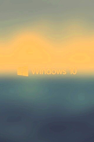 Windows 10 на синем фоне обои