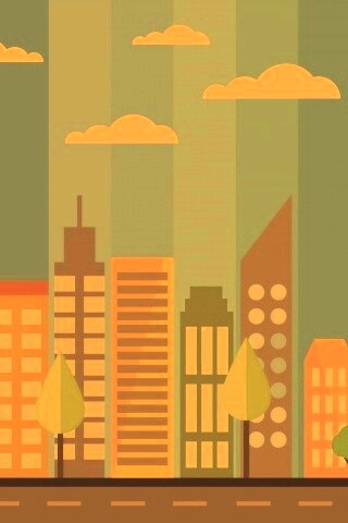 Векторный рисунок города обои