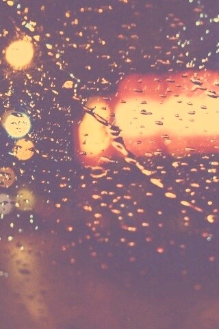 Дождь на стекле обои