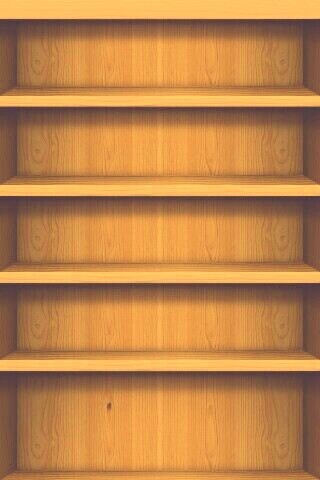 Обои в виде полок для iphone обои