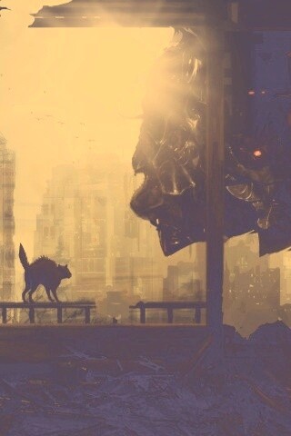 Кошкино удивление обои