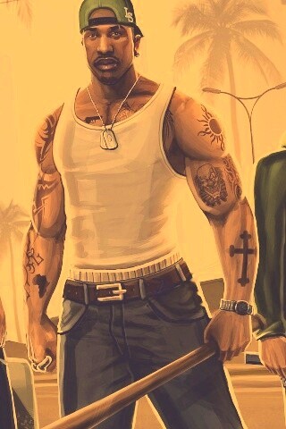 Герои с Грув стрит обои