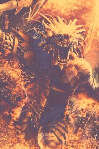 Dragonborn Barbarian обои