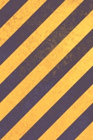 Предупреждающая черно-желтая штриховка обои