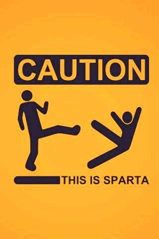 Осторожно, это Спарта обои