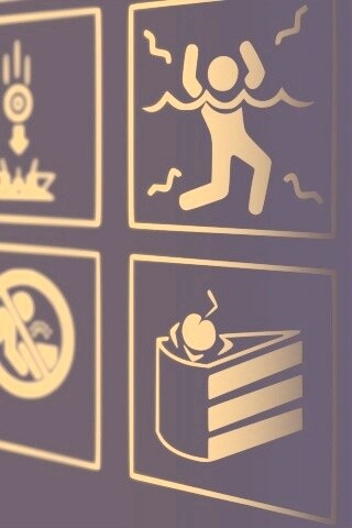 предупреждения Portal обои