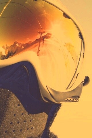 Маска сноубордиста обои