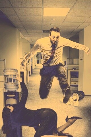 Ещё один день в офисе обои