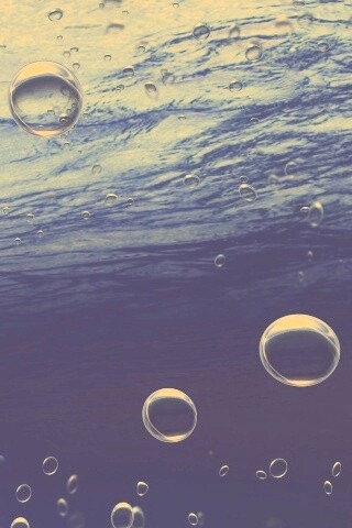 Пузыри под водой обои