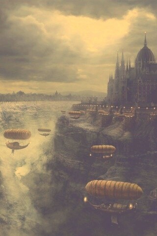 Фентезийный Будапешт обои