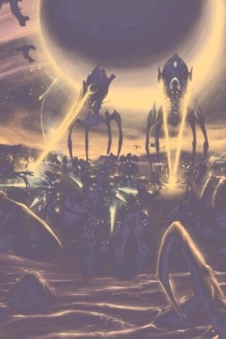 Протосы против зергов обои