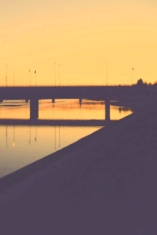 Живописный мост обои