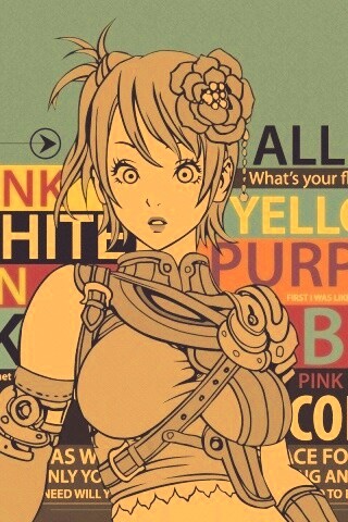 Раскрась её обои