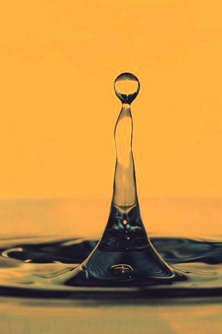 Падение капли обои