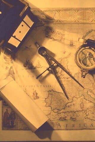 Карта путешественника обои