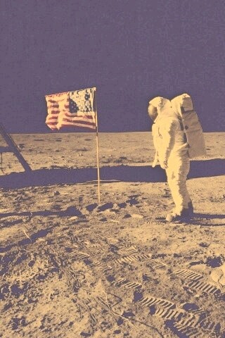 Высадка американцев на Луну обои