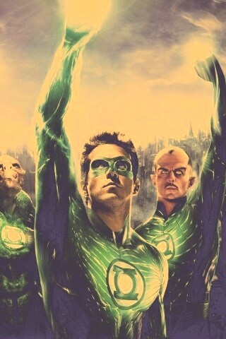 Зеленый фонарь обои