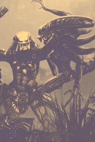 Чужой против Хищника обои