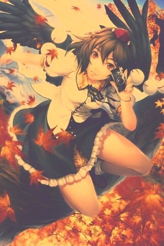 Девушка с фотоаппаратом обои