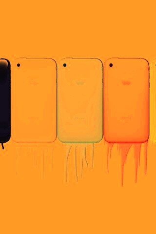 iPhone в разных цветах обои