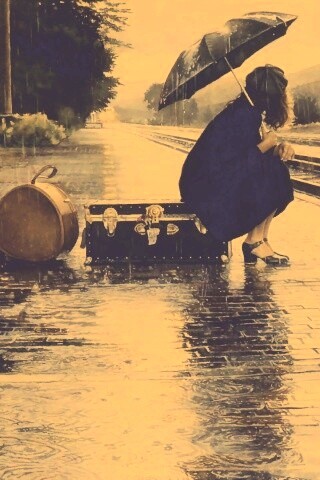 В ожидании поезда обои