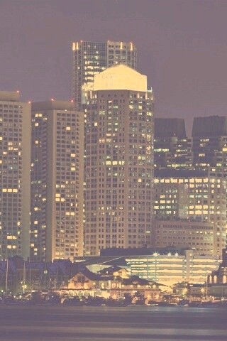 Панорама города обои