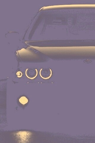 Чёрный BMW обои