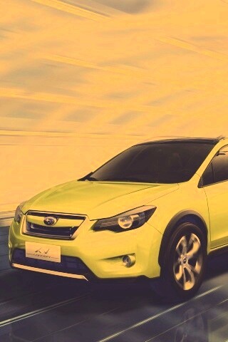 Субару в тоннеле обои