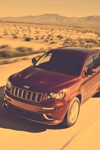 Красный Jeep обои