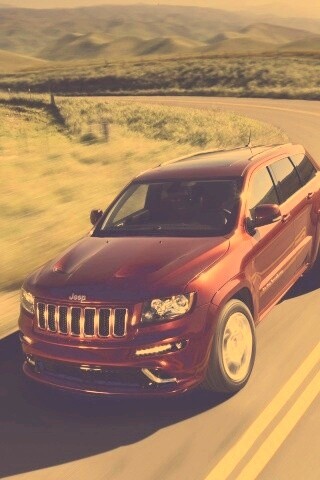 Jeep на дороге обои