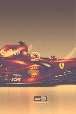 Болид Феррари обои