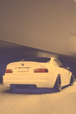 Белый БМВ обои