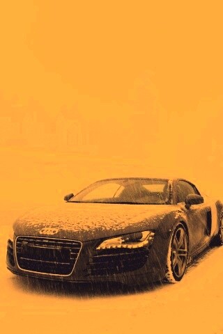 Audi R8 зимой обои