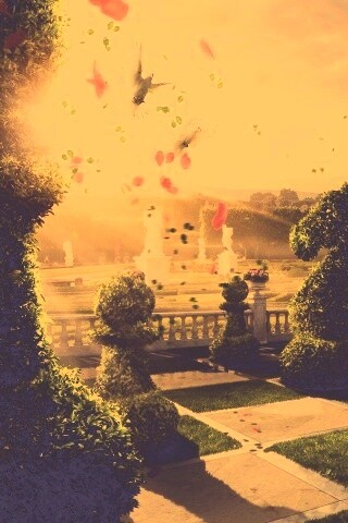 Шахматный сад обои