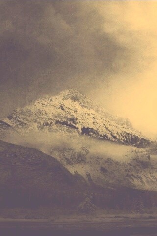 Ч/Б фото гор обои