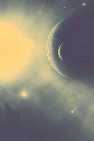 Перенасыщение голубым цветом обои