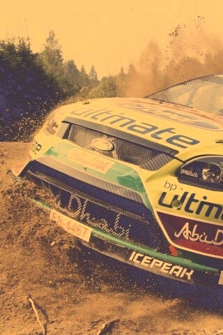 Форд учавствует в ралли обои