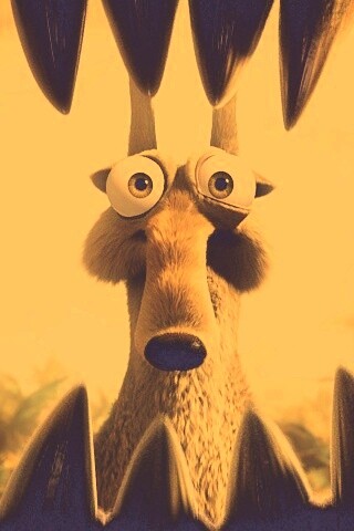 Скрэт и динозавр обои