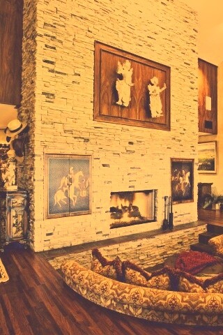 Интерьер гостинной обои