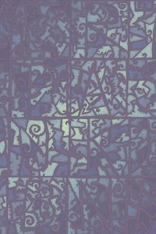 Витражные буквы обои