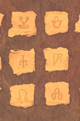 Бумажные символы обои