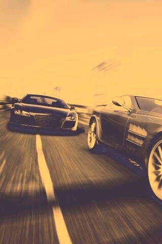 Гонка Ауди и Мерседеса обои