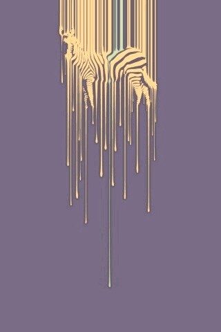 Креативное изображение зебры обои